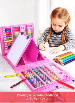 Jourvent 208 PCS Art Supplies Drawing Art Kit for Kids Adults Set with Oil Pastels Crayons, Colored Pencils Paint Brush Watercolor for Budding Artists Kids Teens Boys Girls  - Image 3