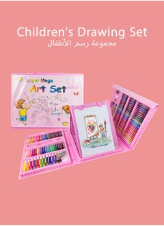 Jourvent 208 PCS Art Supplies Drawing Art Kit for Kids Adults Set with Oil Pastels Crayons, Colored Pencils Paint Brush Watercolor for Budding Artists Kids Teens Boys Girls  - Image 4