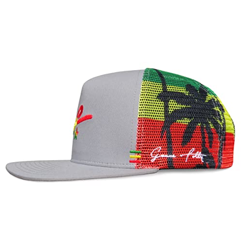 Grace Folly Trucker Hat for Men & Women. Snapback Mesh Caps (US, Alpha, One Size, One Size, Rasta) - Image 2