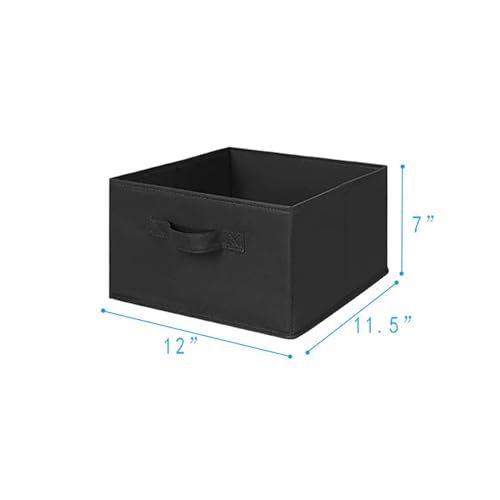 MAX Houser Hanging Shelf Closet Storage Organizer Removable Drawers Hanging Storage Organizer Hanging Sweater 2 Sock Underwear Drawers for Closet Bedroom Black - Image 3