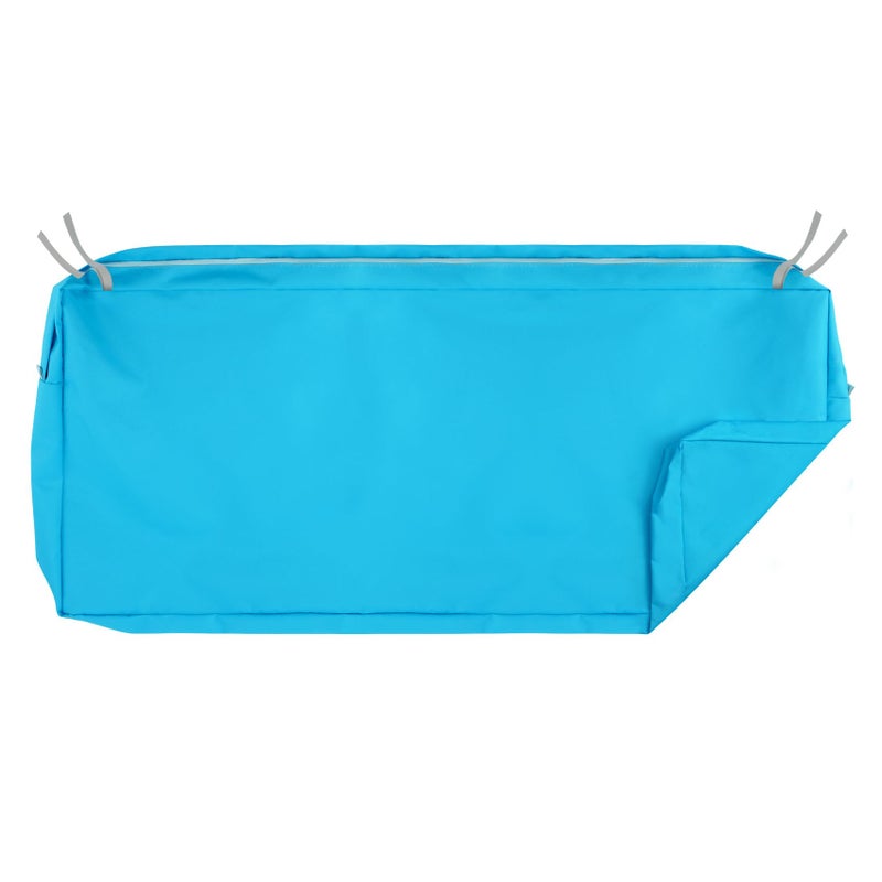 NettyPro Patio Bench Swing Loveseat Cushion Covers 59 Inch, Outdoor Furniture Cushion Slipcovers with Zipper, Water Resistant UV Protection, Replacement Cover Only - Image 1