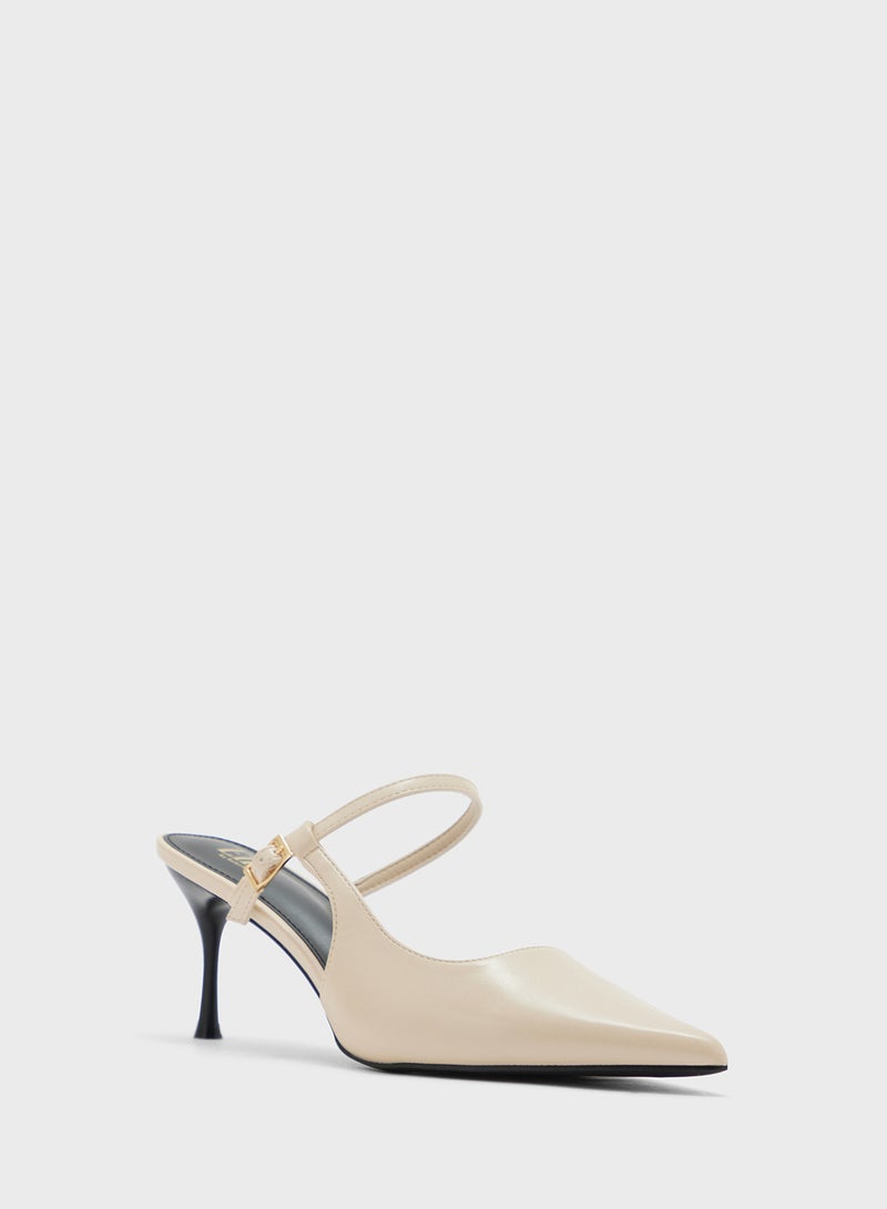 ايلا حذاء بكعب مدبب بألوان متضاربة - Image 2