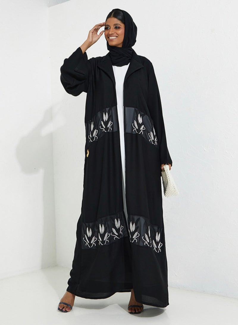 روزيت عباية عباية مطرزة - Image 1