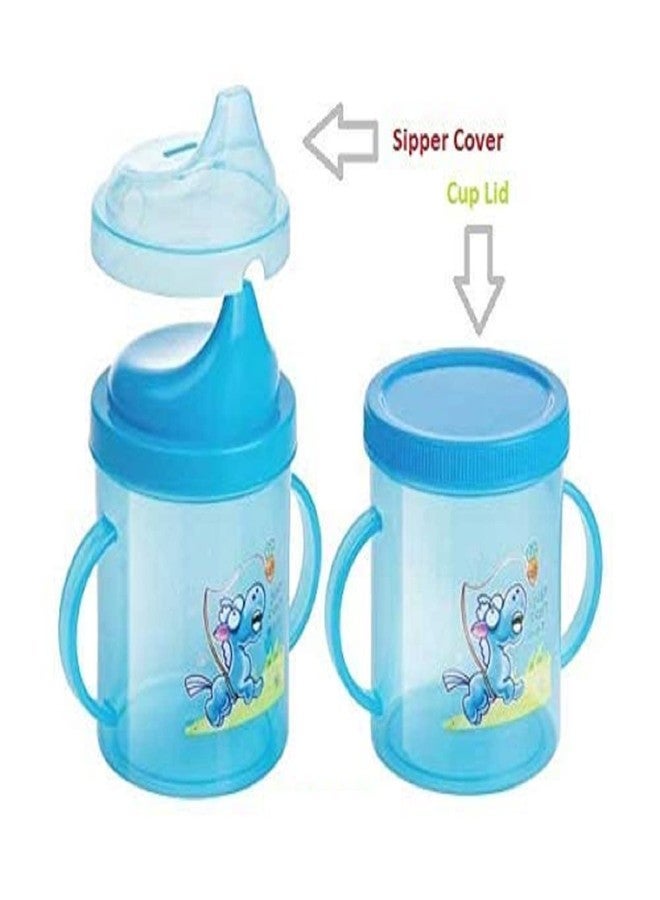 pass pass Multicolor Baby Sipper Cup with Cover - Classic Soft Drinking Cup for Kids & Toddlers (Pack of 1) - Image 3