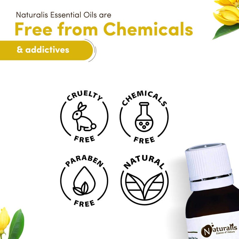 Naturalis زيت اليلانغ يلانغ العطري | 30 مل | - زيت اليلانغ للعطر المنزلي | الأفضل للعلاج بالروائح | يساعد في التأمل | يستخدم في الناشرات، الشموع - Image 5