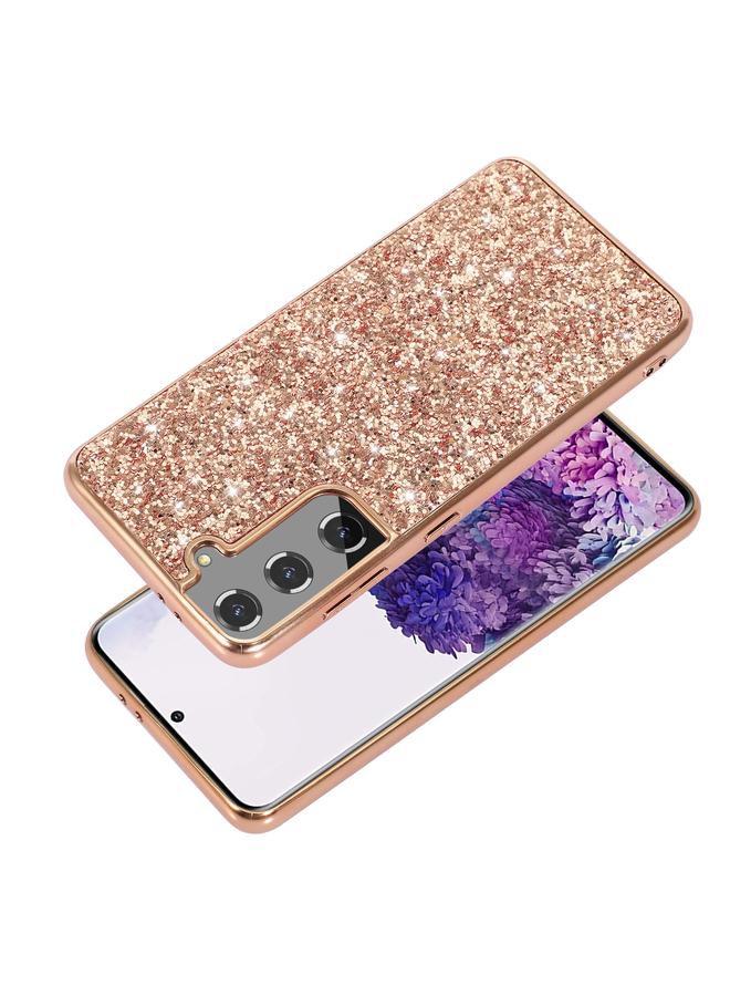 S-TOP Case For Samsung Galaxy S22+ 5G Glitter Powder Shockproof TPU Protective Phone Case - Image 2