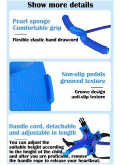 ZCM-HAPPY Children's High Jump Ball Long Height Fitness Equipment Aerobic Balance Coordination Exercise Toy with Pump  - Image 2