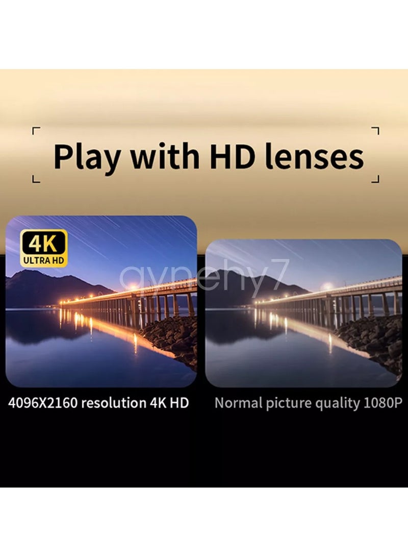 أسيف 4k CCD Digital Zoom الطالب الكاميرا الرقمية 48MP كاميرا التصوير الفوتوغرافي الرقمي المحمول 180 درجة فليب شاشة كاميرا سيلفي ، مع بطاقة SD 64 جيجا بايت - Image 2