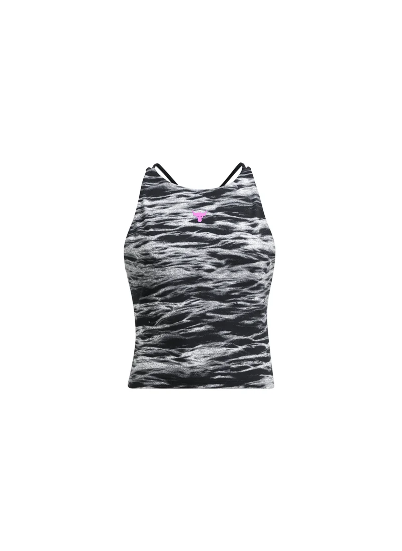 اندر ارمور Project Rock Lets Go Crop Top