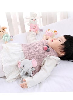 Daytoyz Hand Rattle Toy Fluffy Stuffed Animals Infant Toys Baby Plush Toy Stuffed Animals Toy Hand Crank Ringing Bell  - Image 3