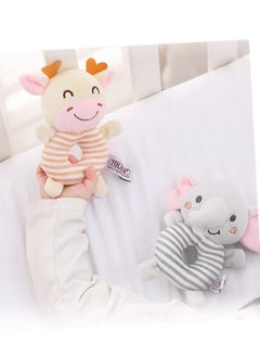Daytoyz Hand Rattle Toy Fluffy Stuffed Animals Infant Toys Baby Plush Toy Stuffed Animals Toy Hand Crank Ringing Bell  - Image 4