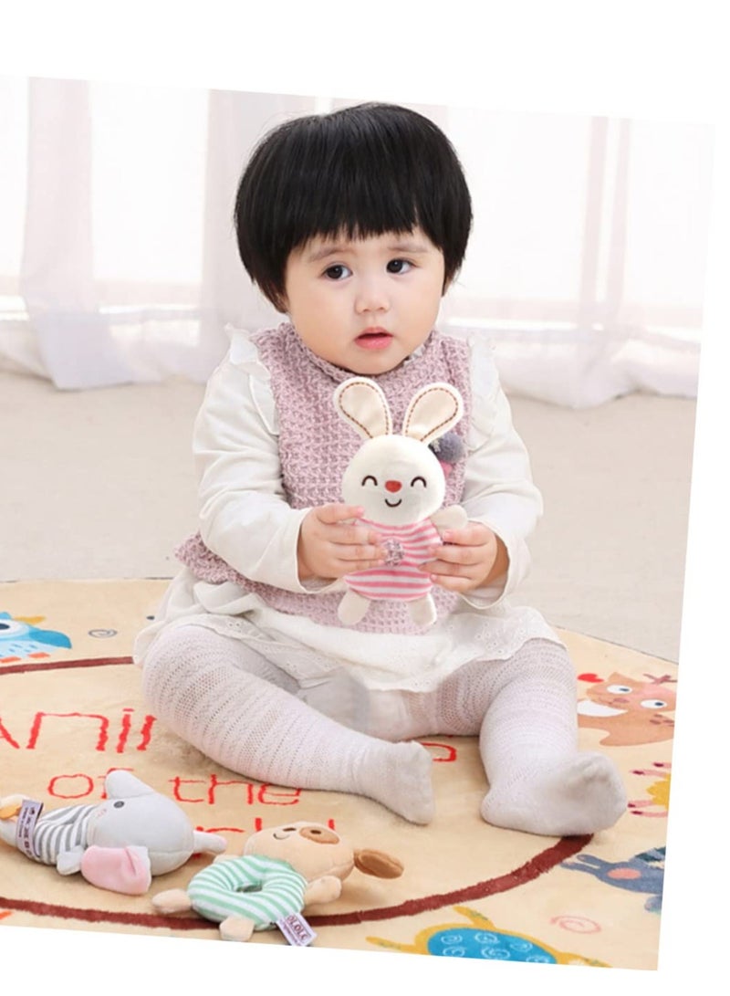 Daytoyz Hand Rattle Toy Fluffy Stuffed Animals Infant Toys Baby Plush Toy Stuffed Animals Toy Hand Crank Ringing Bell  - Image 5
