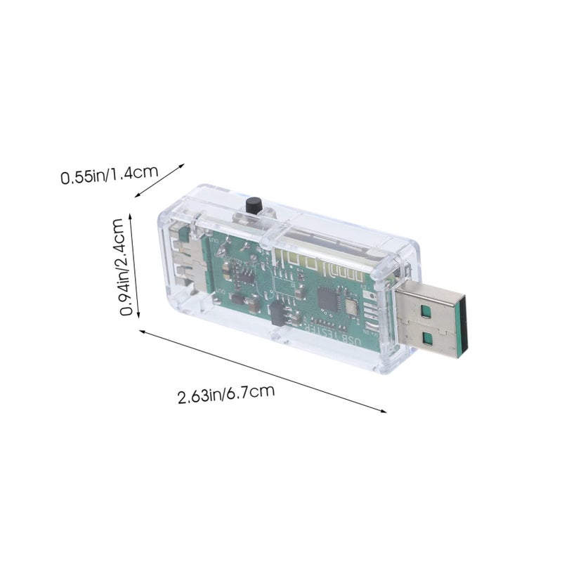 شاشة ملونة لاختبار طاقة USB، مقياس الفولتية والتيار لشحن سريع، بنك الطاقة، شاحن اللابتوب - Image 3