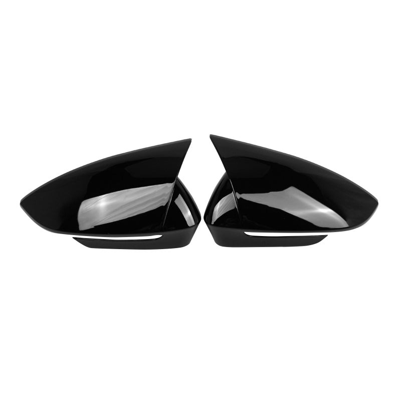 Side Mirror Cover: 2Pcs Black With Hole, OEM Standard Premium Durable Material - Vehicle Appearance Enhancing Replacement Cap for Skoda Enyaq iV 2021-2024, VW ID.4 & ID.5 2021-2024 - Image 1