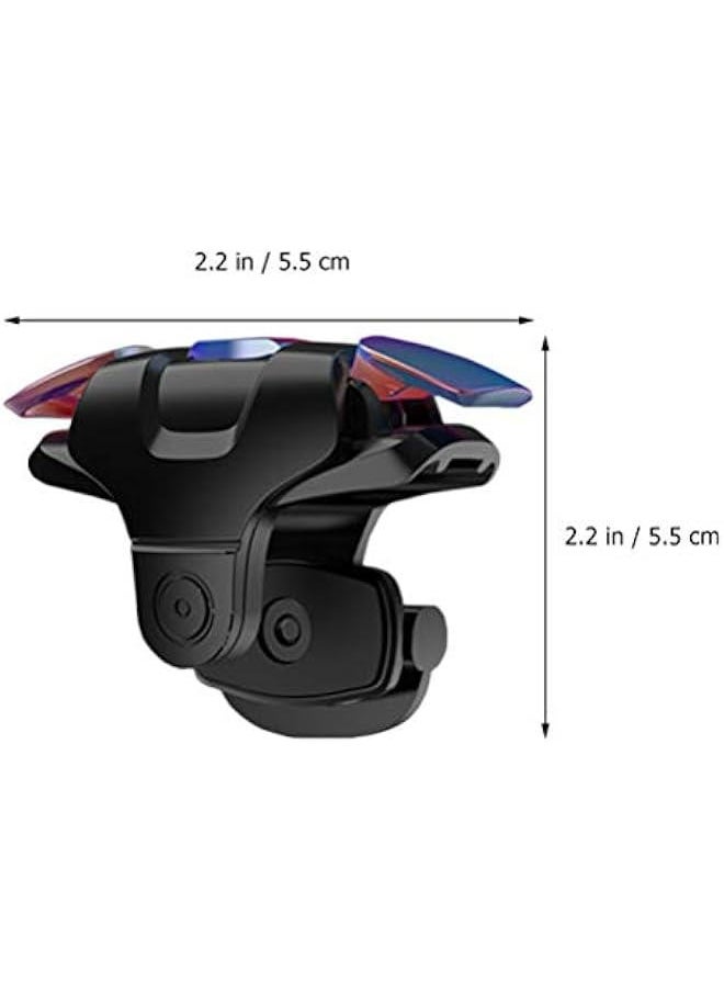 ماركة غير محددة Mobile Game Controller Trigger Gamepad Pair for Phone Accessories Assist Handle Practical  - Image 4
