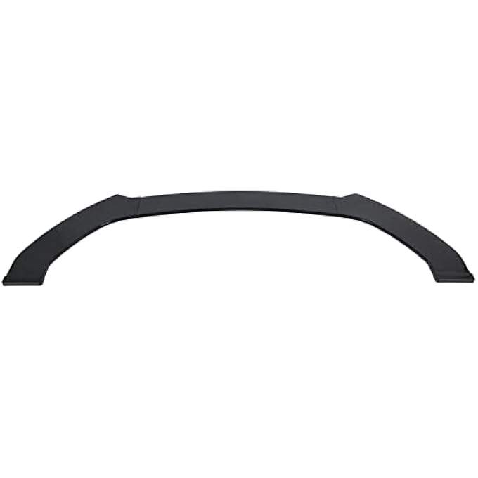 Brilluxa Car Front Bumper Lip Glossy Black Exterior Modification Universal - Image 4