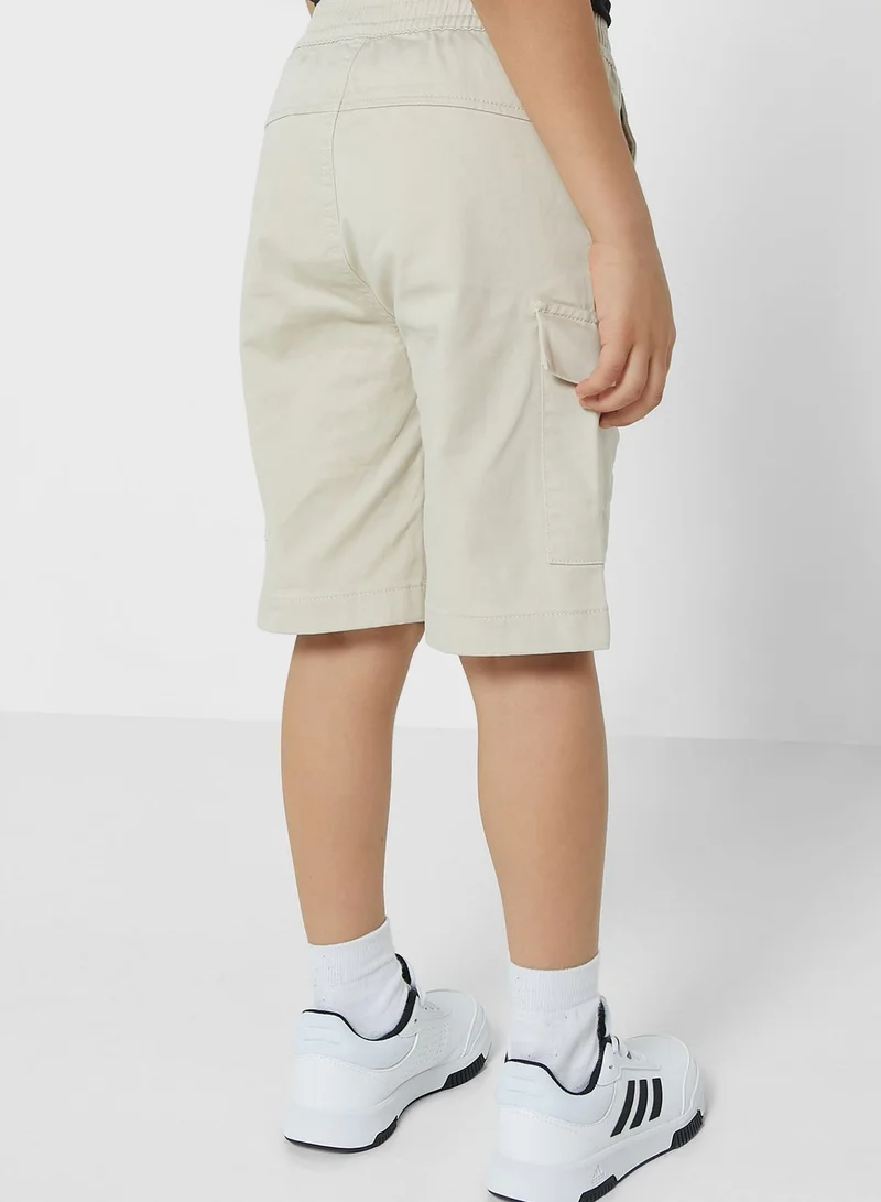 Calvin Klein Jeans Kids Logo Cargo Shorts