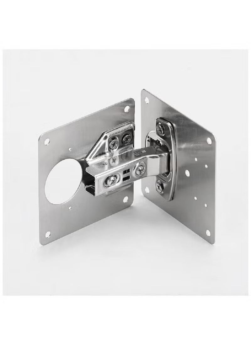 Generic Cabinet Door Hinge Repair Plate,Kitchen Cupboard Door Hinge Repair Kit,Hinge Repair Brackets Kit Includes Fixing Screws,for Wood,Furniture,Shelves,Cabinet (1set)  - Image 2