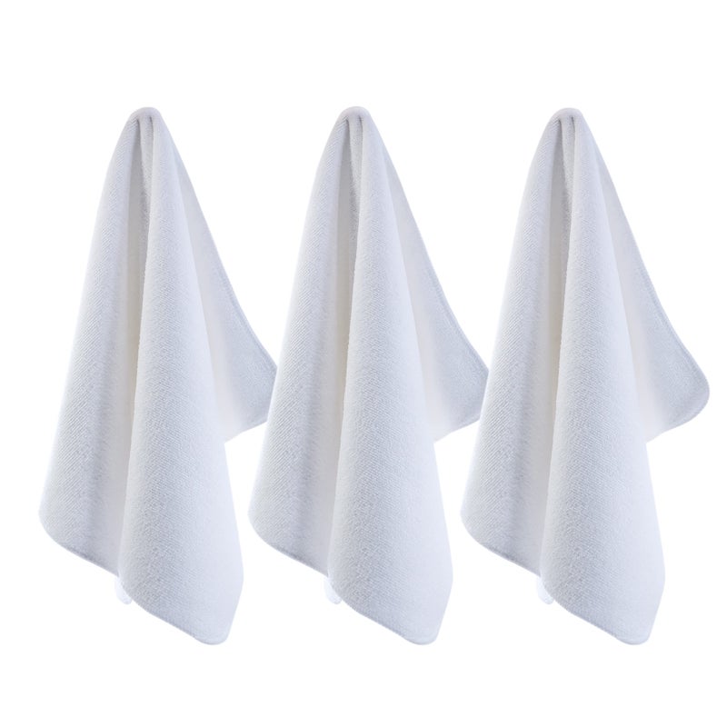 Polyte Professional Quick Dry Lint Free Microfiber Hair Drying Salon Towel  16 X 29 In  12 Pack (White) - Image 3