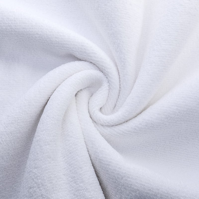 Polyte Professional Quick Dry Lint Free Microfiber Hair Drying Salon Towel  16 X 29 In  12 Pack (White) - Image 4