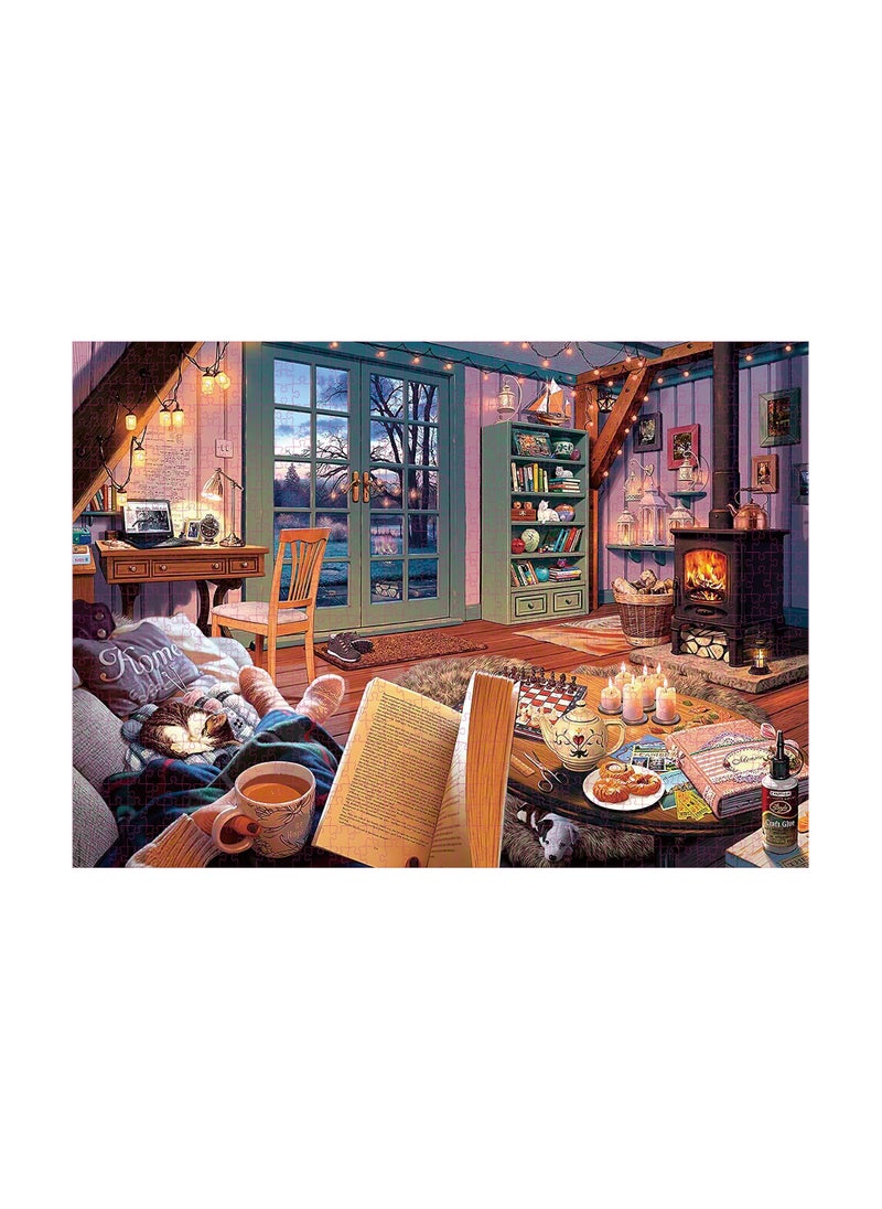 Generic Jigsaw Puzzles for Adults 1000 Jigsaw Puzzles for Adults & Age 14 Years Up Family Puzzles Home Entertainment Games  - Image 1