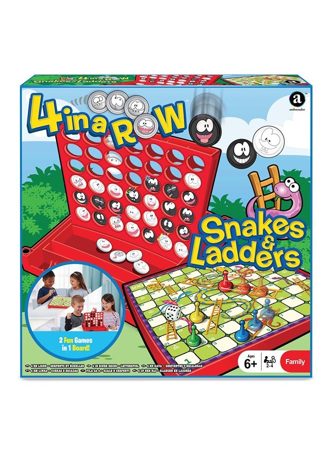 Merchant Ambassador 4-in-a-row & Snakes and Ladders Combo  - Image 1