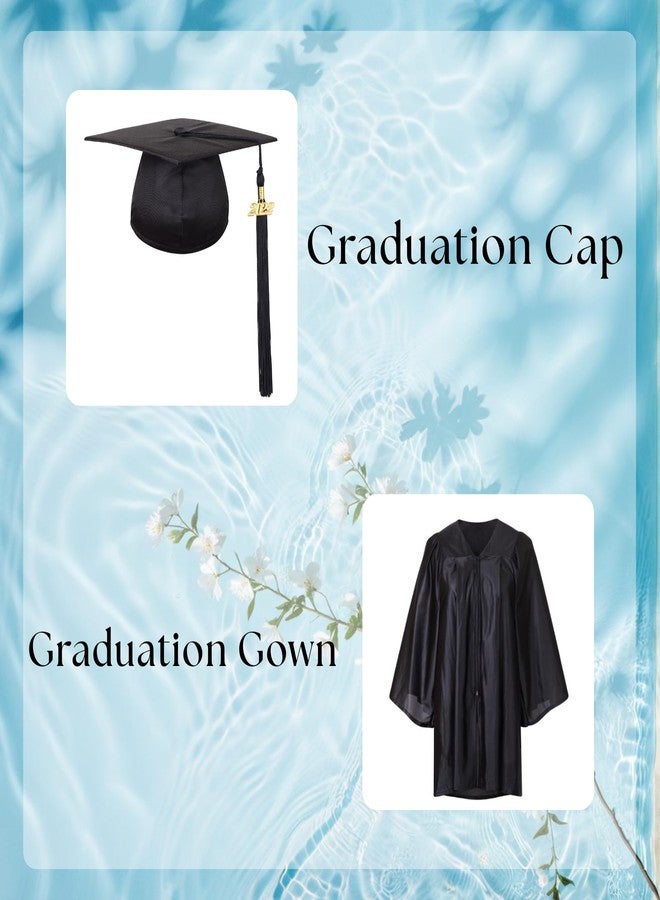 TOONRAIN Kindergarten Graduation Gown Cap and Gown Set with 2026 Tassel Glitter Preschool Kids Ceremony,Black-36 - Image 3