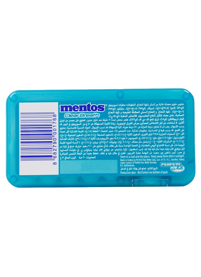 Mentos Clear Breath Winter Green Mints Candy - Image 2