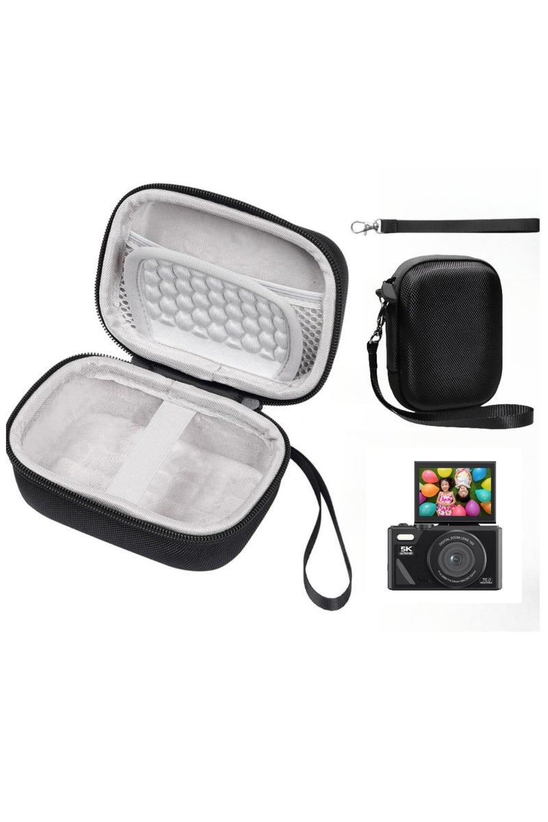 Lecran Digital Camera Case, Can Store SD Card, Spare Battery, Etc., Suitable For 5K Digital Camera, Travel Portable Cute  Camera Bag - Image 1