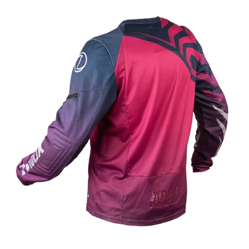 Rynox Ripple Pro Offroad Jersey | Mesh Motocross Jersey with Abrasion Resistance and Active Ventilation - Infrared, XL - Image 3
