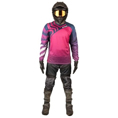 Rynox Ripple Pro Offroad Jersey | Mesh Motocross Jersey with Abrasion Resistance and Active Ventilation - Infrared, XL - Image 2