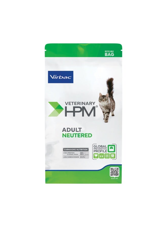 dry food adult neutered for cat 1.5k