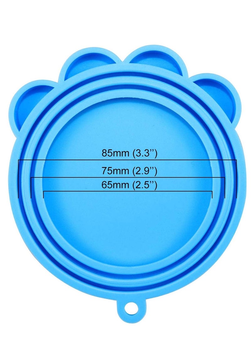 Universal BPA Free Silicone Pet Can Covers for Dog and Cat Food Storage Fits Most Standard Cans Soft Safe Lid - Image 4
