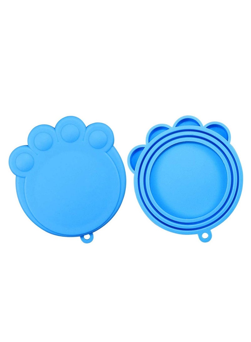 Universal BPA Free Silicone Pet Can Covers for Dog and Cat Food Storage Fits Most Standard Cans Soft Safe Lid - Image 1