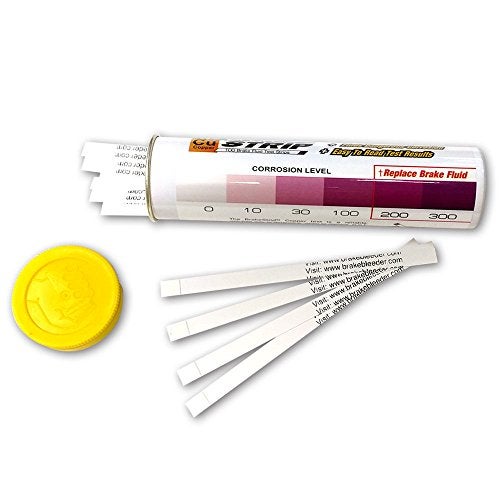 Phoenix Systems (3001-B) Brake Fluid Test Strips, 100 Test Strips Per Tube, BrakeStrip, FASCAR, Copper,White - Image 4