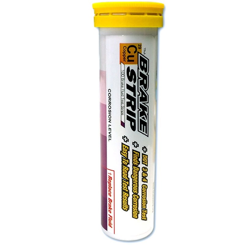 Phoenix Systems (3001-B) Brake Fluid Test Strips, 100 Test Strips Per Tube, BrakeStrip, FASCAR, Copper,White - Image 5
