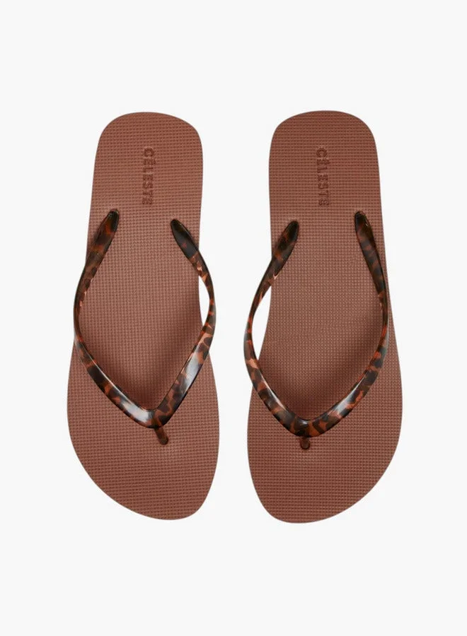 Celeste Women's Printed Thong Slippers