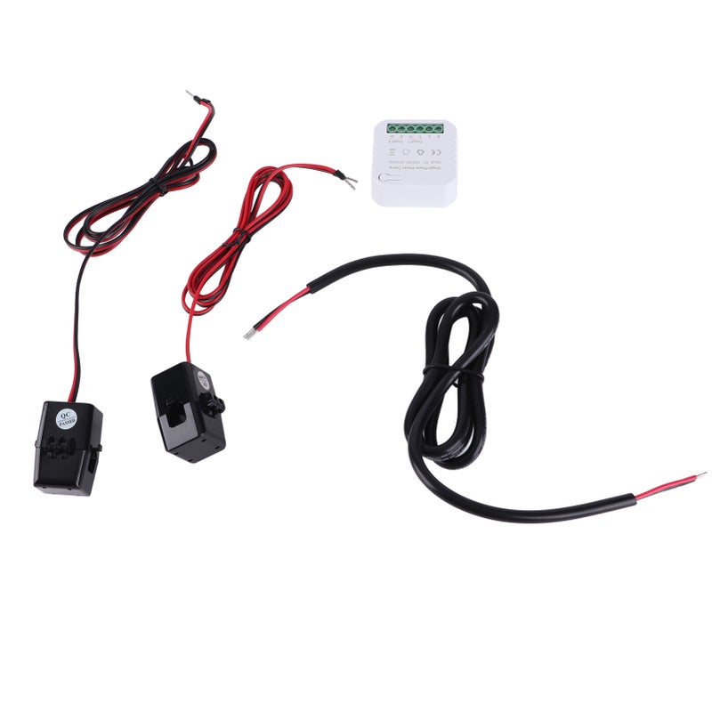 WiFi Single Phrase Energy Meter with Clamp Electricity Power Consumption Monitor for Tuya 90‑250VAC - Image 1