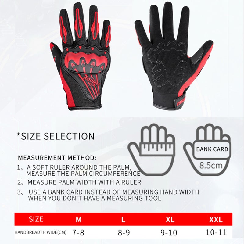 BSDDP Outdoor Riding Full Finger Gloves Motorcycle Anti-slip Wear-resistant Breathable Safety Protection Gloves - Image 2
