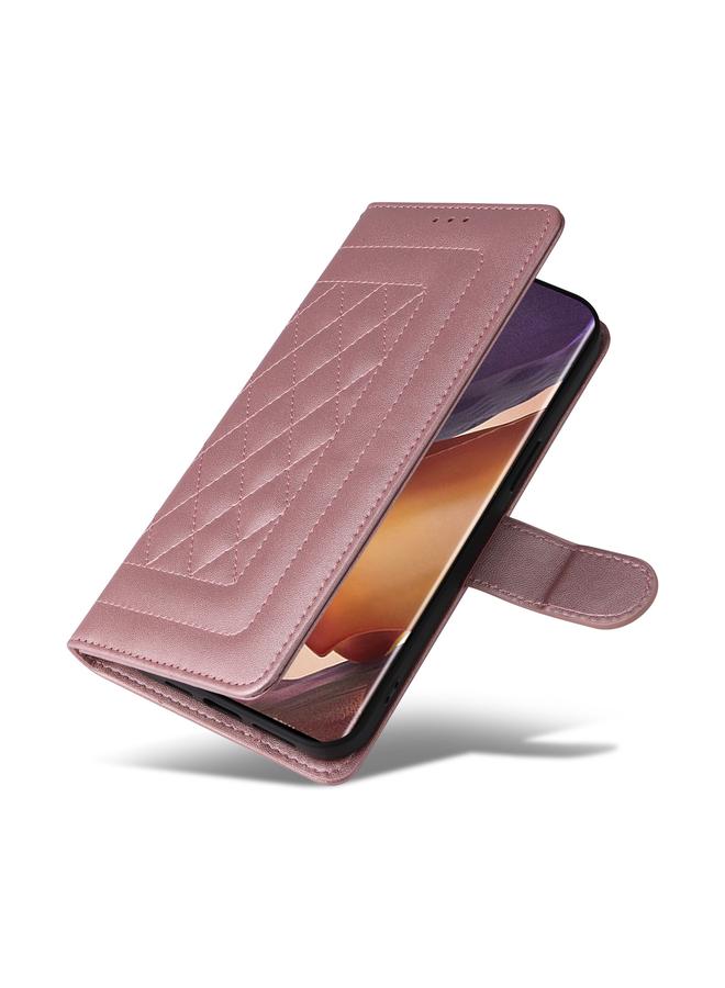 S-TOP Case For Samsung Galaxy Note20 Ultra Diamond Lattice Leather Flip Phone Case - Image 5