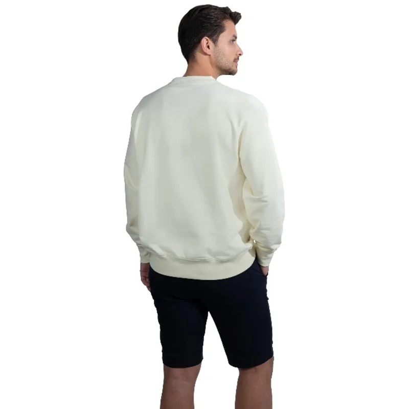 آزرز سويت شيرت رقبة مستديرة انترلوك مائل مُعالج (مارسرايزد)