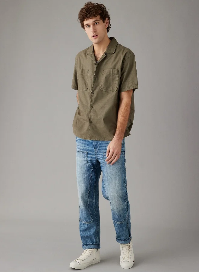 American Eagle AE Button-Up Poolside Shirt