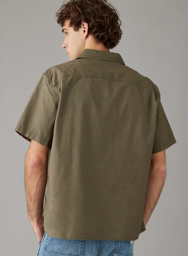 American Eagle AE Button-Up Poolside Shirt