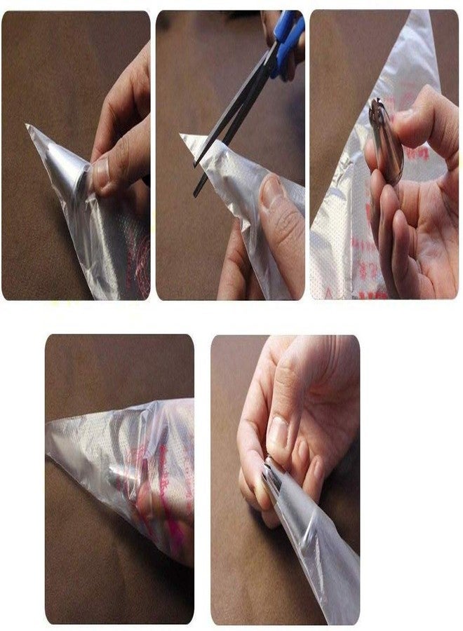 ماستر رويال باكنكوك تولز أدوات الطبخ الخلفي من ماستر رويال: قاعدة دوارة للكيك، مجموعة من 10 أكياس تزيين الكيك - Image 5