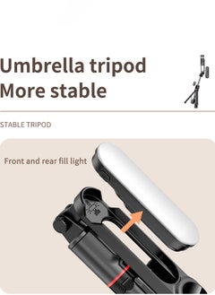 Generic Removable fill light stable selfie stick tripod (1110mm)  - Image 2