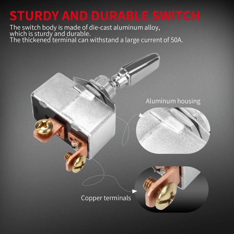 DaierTek Heavy Duty Automotive Toggle Switch - Image 4