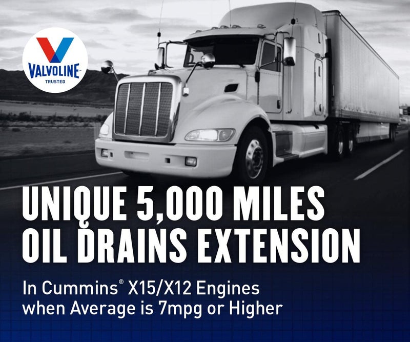 Valvoline Premium Blue Extreme SAE 5W-40 Full Synthetic Diesel Engine Oil 1 GA, Case of 3 - Image 5