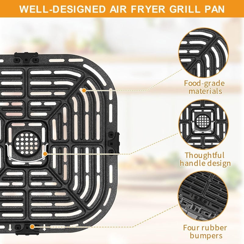 GXF ملحقات قلاية الهواء من GXF لإنستانت فوريتكس بلس 6 كوارت Clear Cook، قلاية هواء إنستانت فوريتكس بلس 6 كوارت، ملحقات قلاية هواء، أجزاء بديلة غير لاصقة: مقلاة شواء، صفيحة، رف، صينية، صفيحة مقرمشة. - Image 5