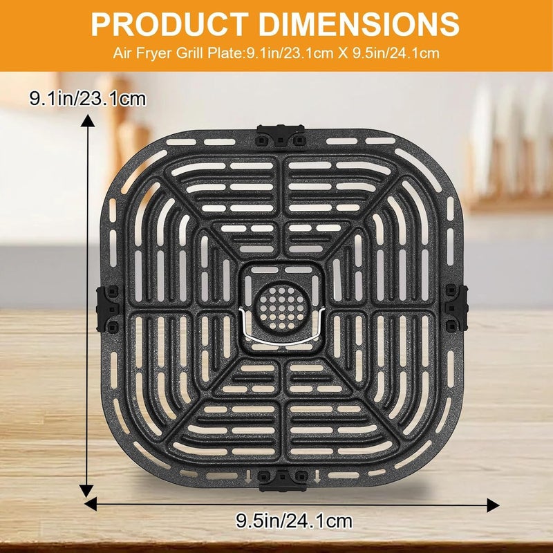 GXF ملحقات قلاية الهواء من GXF لإنستانت فوريتكس بلس 6 كوارت Clear Cook، قلاية هواء إنستانت فوريتكس بلس 6 كوارت، ملحقات قلاية هواء، أجزاء بديلة غير لاصقة: مقلاة شواء، صفيحة، رف، صينية، صفيحة مقرمشة. - Image 2
