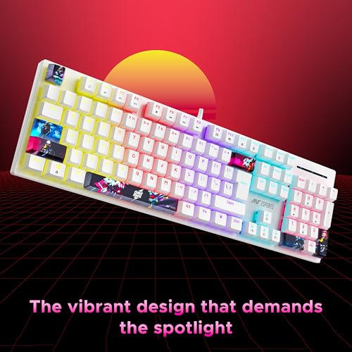 Ant Esports PBT Keycaps Switches for Mechanical Keyboard| 1Set with 7Keycaps & Puller | Durable Material |Compatible with All Brand Keyboards| Gaming Keycap Upgrade_ Battle Race Anime_Mutlicolor - Image 4